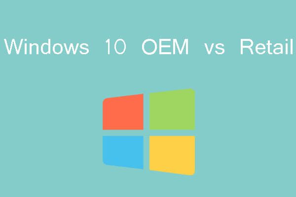Windows OEM y Retail.